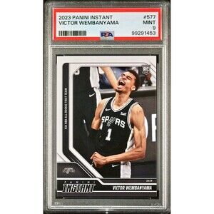 Victor Wembanyama 2023 Panini NBA All-Rookie 1st Team 577 Rookie Card PSA 9 Mint